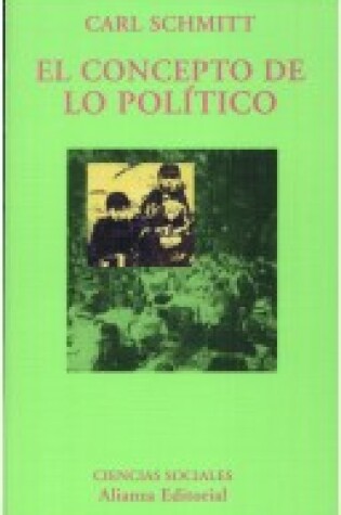 Cover of El Concepto de Lo Politico