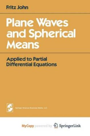 Cover of Plane Waves and Spherical Means