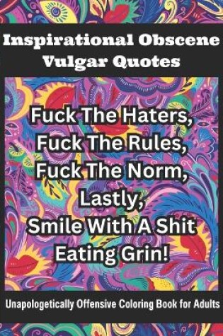 Cover of Inspirational Obscene Vulgar Quotes