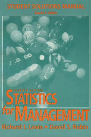 Cover of Student Solutions Manual