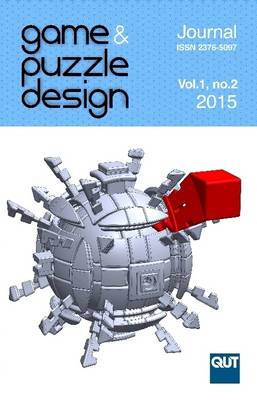 Book cover for Game & Puzzle Design, Vol. 1, No. 2, 2015 (B&W)