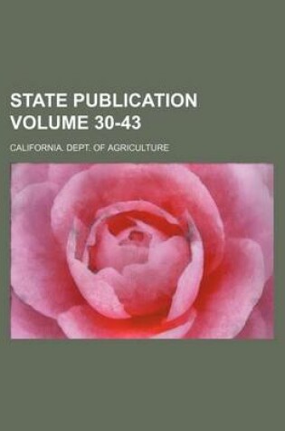 Cover of State Publication Volume 30-43