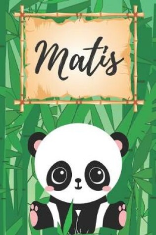 Cover of personalisiertes Notizbuch Panda / Malbuch / Kritzelbuch / Tagebuch / Journal / Notizheft / DIN A5 / Geschenke Matis