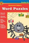Book cover for Word Puzzles Homework Helper, Grades K-1