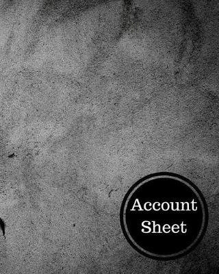 Book cover for Account Sheet