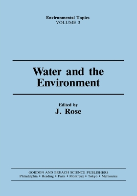 Book cover for Water and the Environment
