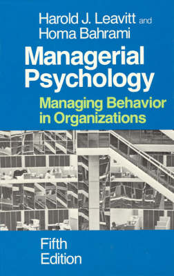 Book cover for Managerial Psychology