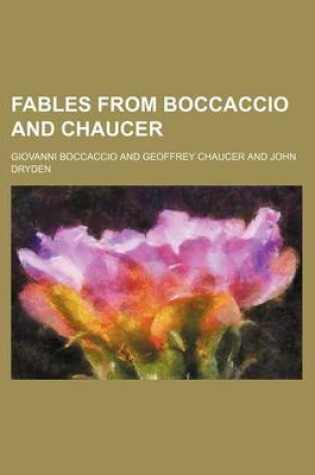 Cover of Fables from Boccaccio and Chaucer