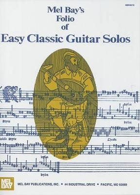 Book cover for Folio of Easy Classic Guitar Solos