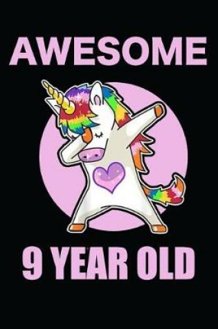 Cover of 9th Birthday Dabbing Unicorn