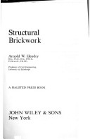 Book cover for Hendry: Structural *Brickwork*