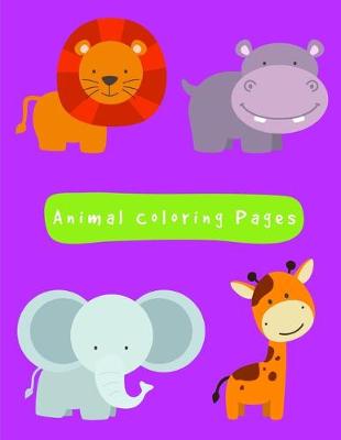 Book cover for Animal Coloring Pages