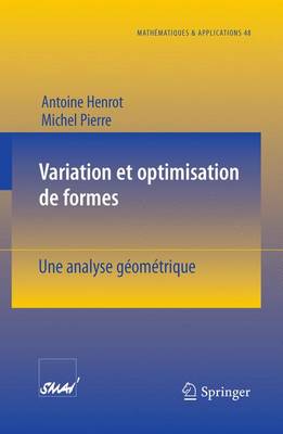 Book cover for Variation et optimisation de formes