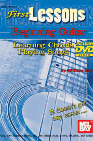 Cover of Mel Bay's First Lessons Beginning Guitar