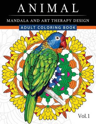 Book cover for Animal Mandala and Art Therapy Design