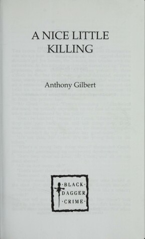 Cover of A Nice Little Killing