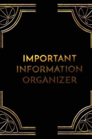 Cover of Important Information Organizer