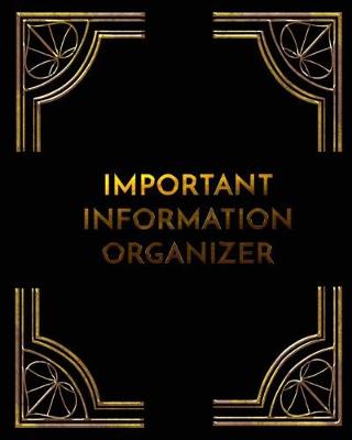 Book cover for Important Information Organizer