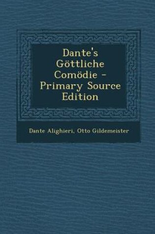 Cover of Dante's Gottliche Comodie