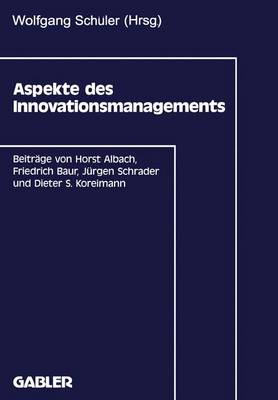 Book cover for Aspekte des Innovationsmanagements