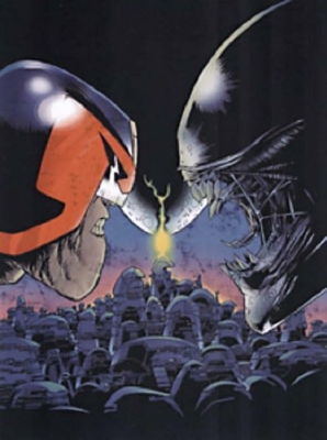Book cover for Judge Dredd vs. Aliens: Incubus