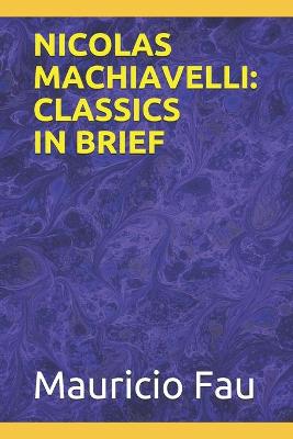 Book cover for Nicolas Machiavelli