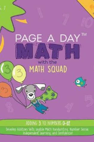 Cover of Page a Day Math Addition Book 3