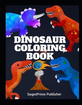 Book cover for Dinosaur Coloring Book