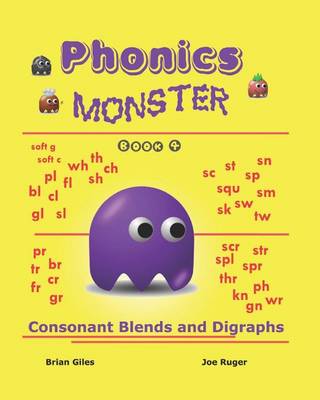 Book cover for Phonics Monster - Book 4