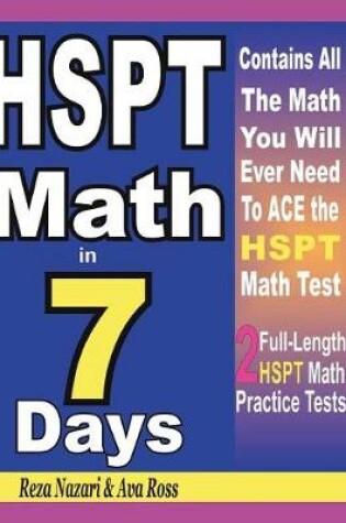 Cover of HSPT Math in 7 Days