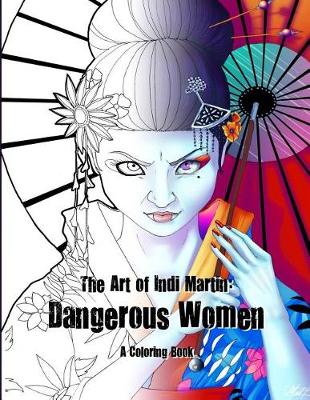 Book cover for Art of Indi Martin Coloring Book
