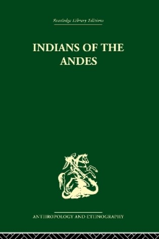 Cover of Indians of the Andes