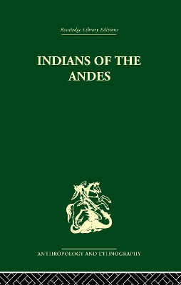 Book cover for Indians of the Andes