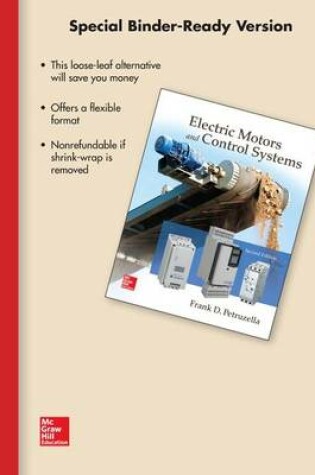 Cover of Loose Leaf for Electric Motors and Control Systems