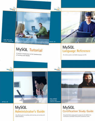 Book cover for The complete set of definitive guides from MySQL Press