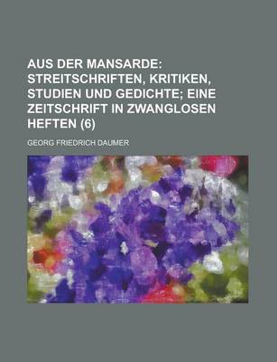 Book cover for Aus Der Mansarde (6)