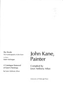 Book cover for John Kane, Painter