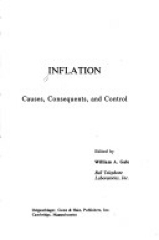 Cover of Inflation