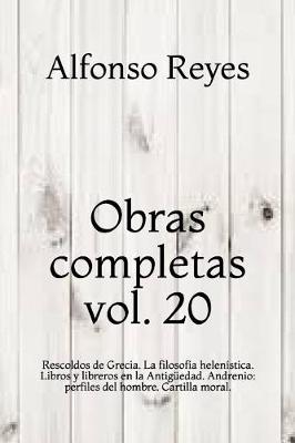 Book cover for Obras completas vol. 20