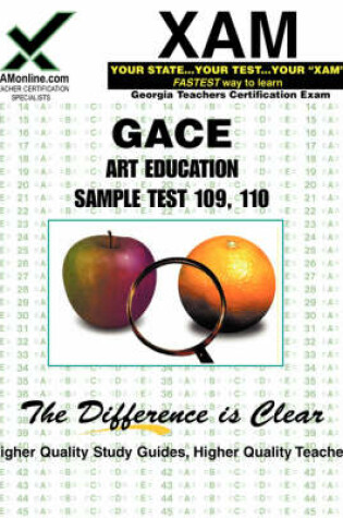 Cover of GACE Art Education Sample Test 109, 110