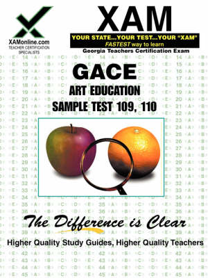 Book cover for GACE Art Education Sample Test 109, 110