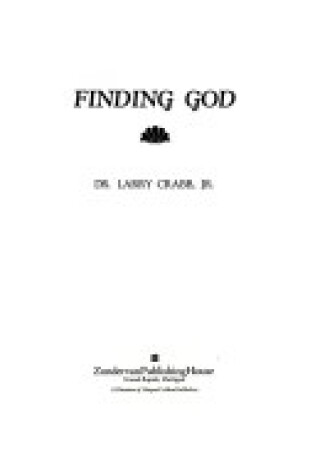 Cover of Finding God