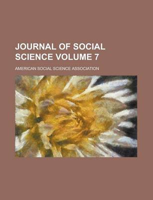 Book cover for Journal of Social Science Volume 7