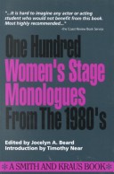 Book cover for 100 Women's Stage Monologues from the 1980's