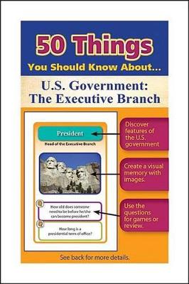 Book cover for 50 Things You Should Know about U.S. Government