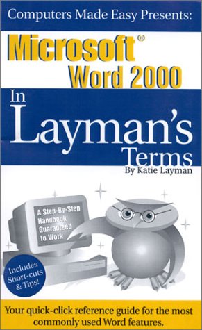 Book cover for Microsoft Word 2000