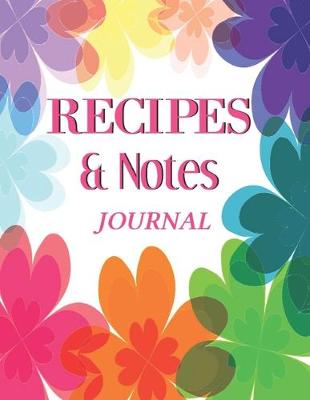 Book cover for Recipes & Notes journal