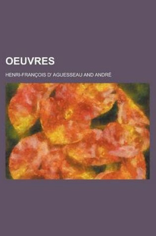 Cover of Oeuvres