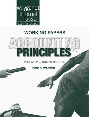 Book cover for Working Papers Volume II to accompany Accounting Principles, 11th Edition