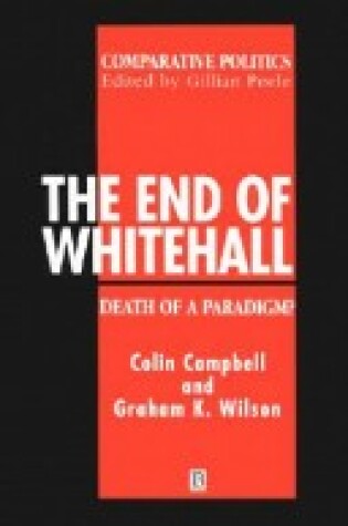 Cover of The End of Whitehall